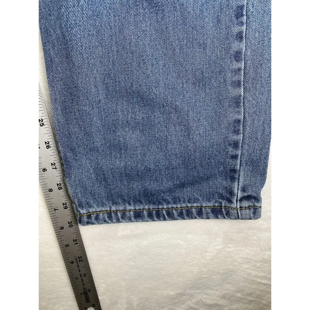 Levis 505 Jeans‎ Mens 38x32 Regular Fit Straight Leg Medium Wash